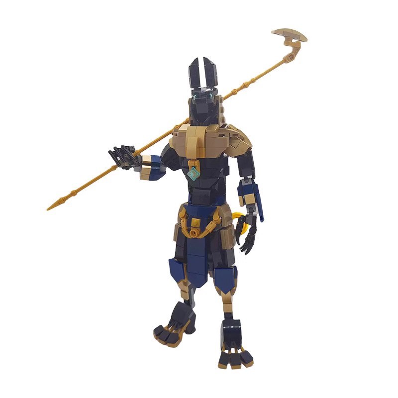 Model Kit Anubis - Figura de Bloco de Montar do