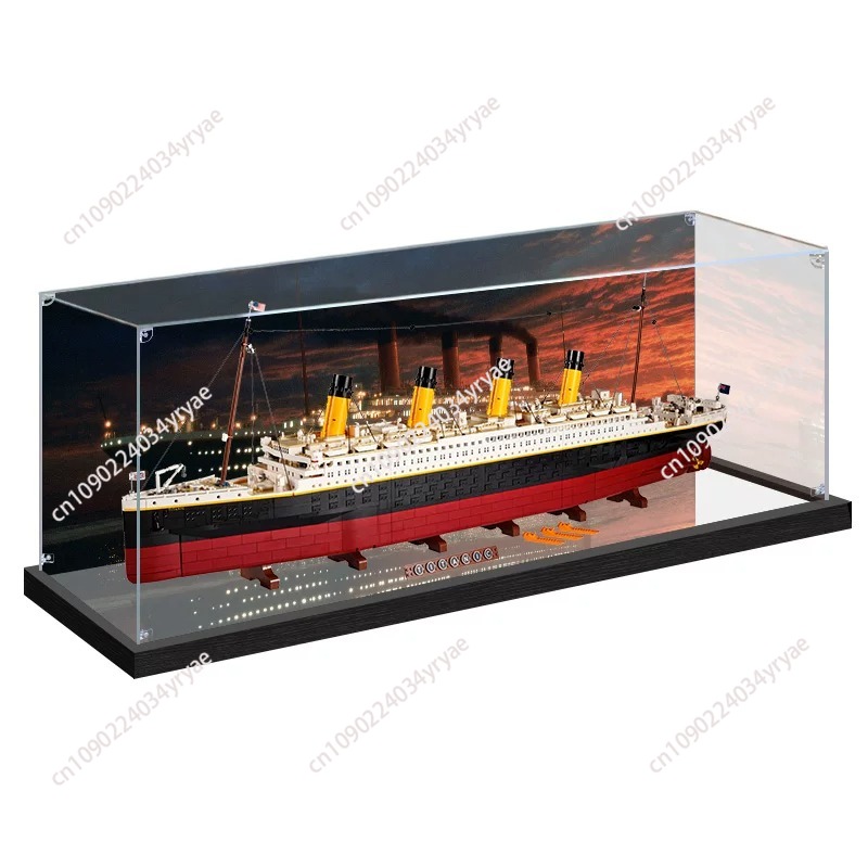 Model Kit Titanic - Caixa de Exibição Acrílica Transparente -