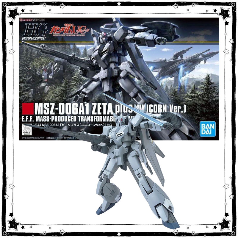 Model Kit Zeta Gundam - Kit de Modelo Gundam Bandai, Figura