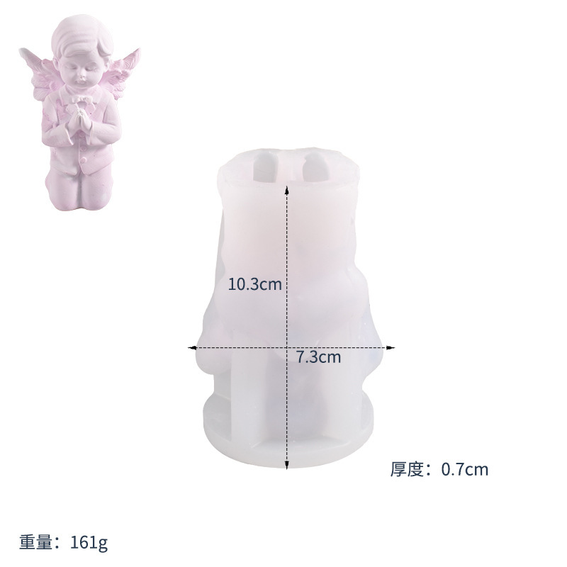Model Kit Cement - Molde de Silicone para Vela Anjo
