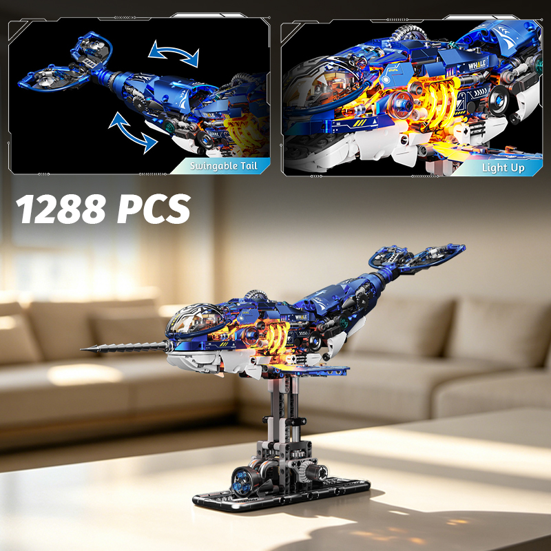 Model Kit Anubis - Modelo de Brinquedo Mecha Narwhal com