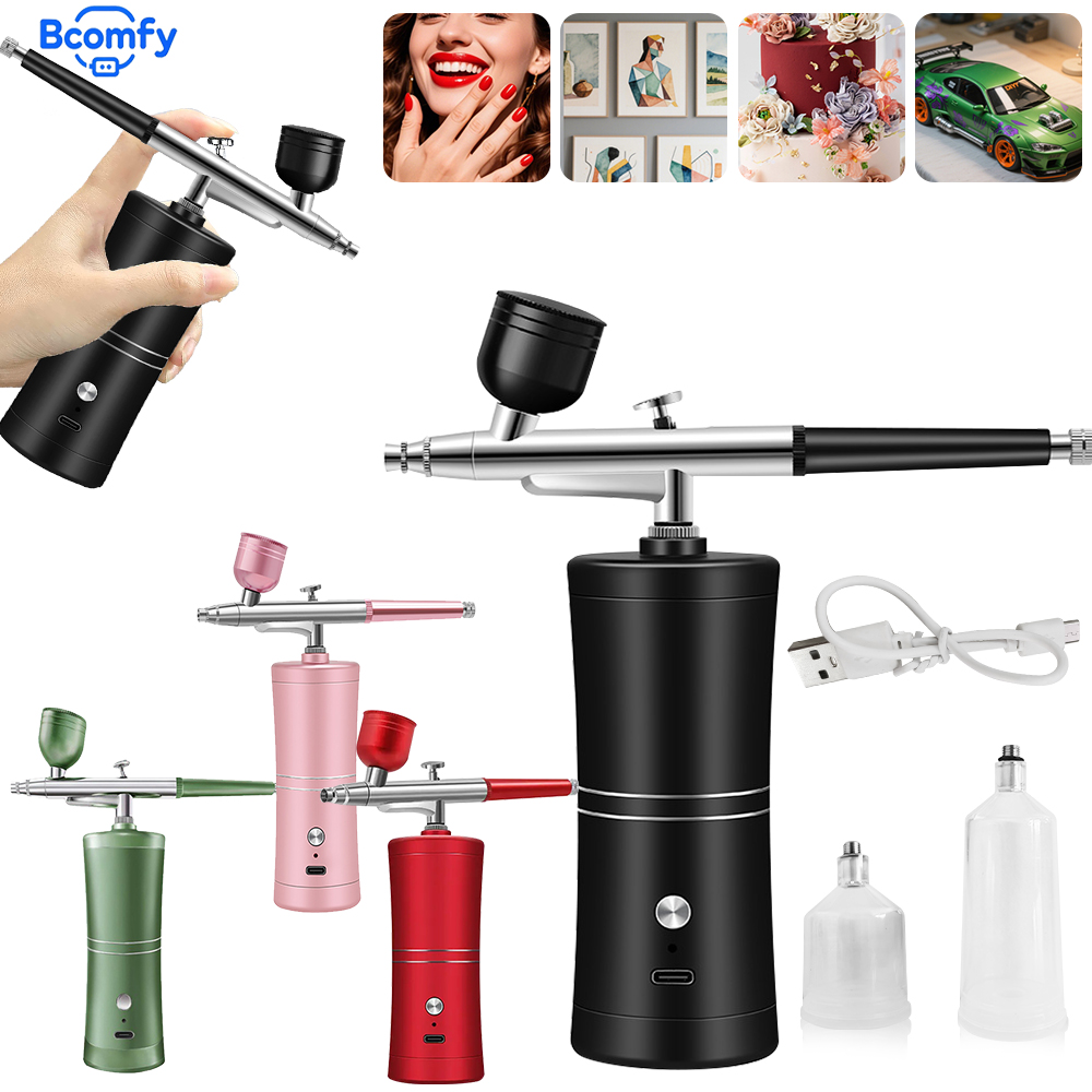 Airbrush Compressor Kit - Prego de aerógrafo com com compressor,