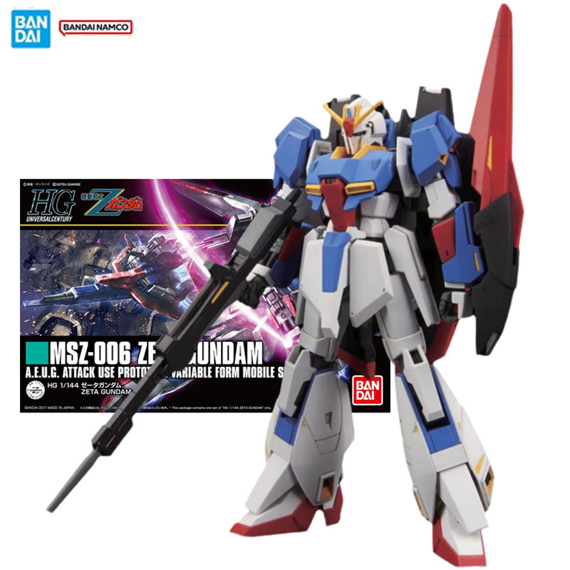 Model Kit Zeta Gundam - Bandai original genuíno figura gundam modelo