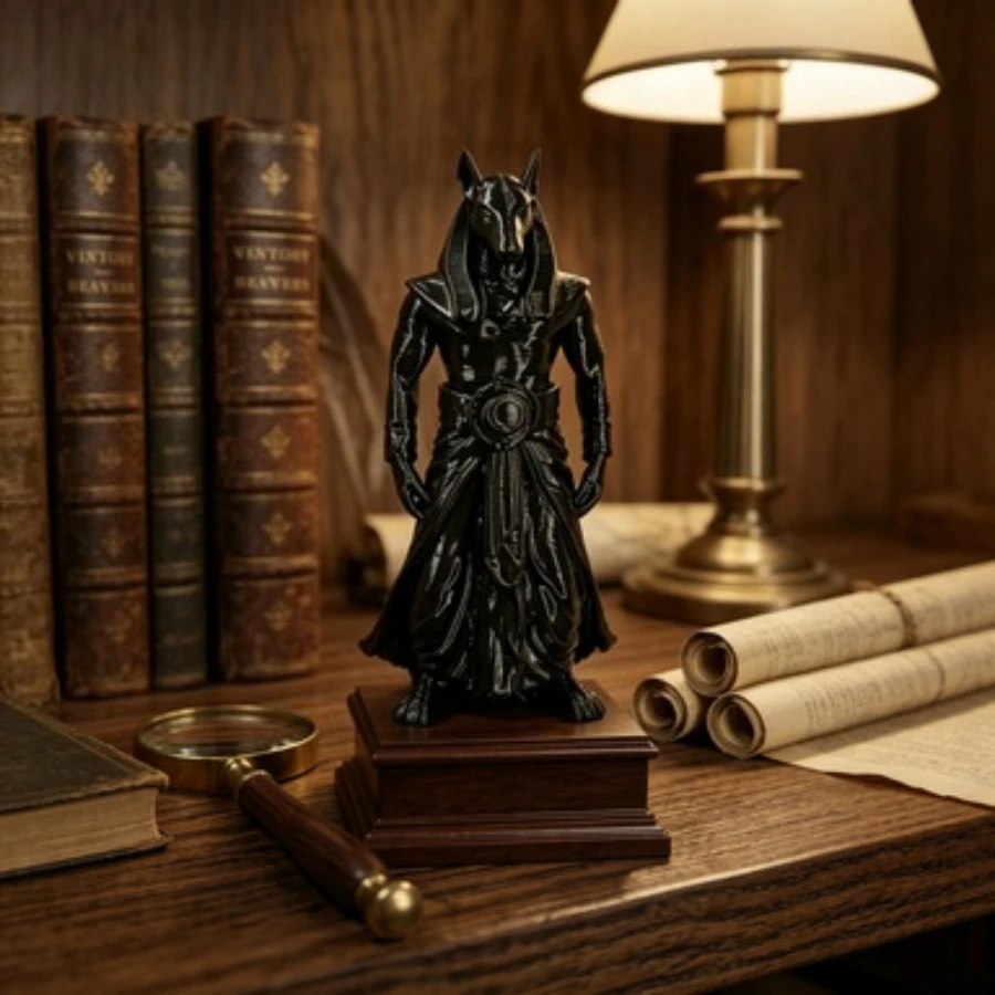 Model Kit Anubis - Estátua de Anúbis em 3D, Figura