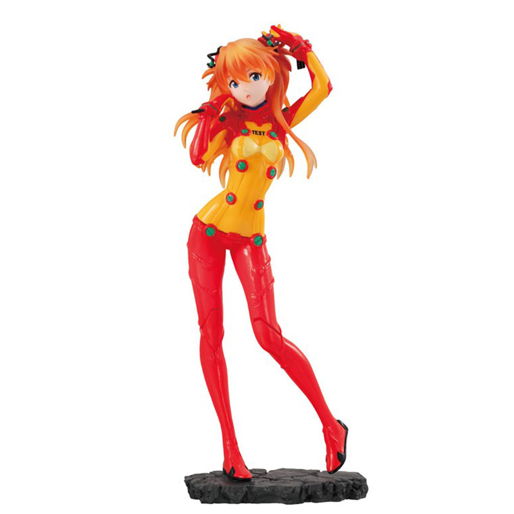 20cm soryu asuka langrey figur - Model Kit Evangelion Bandai avaliação e preço