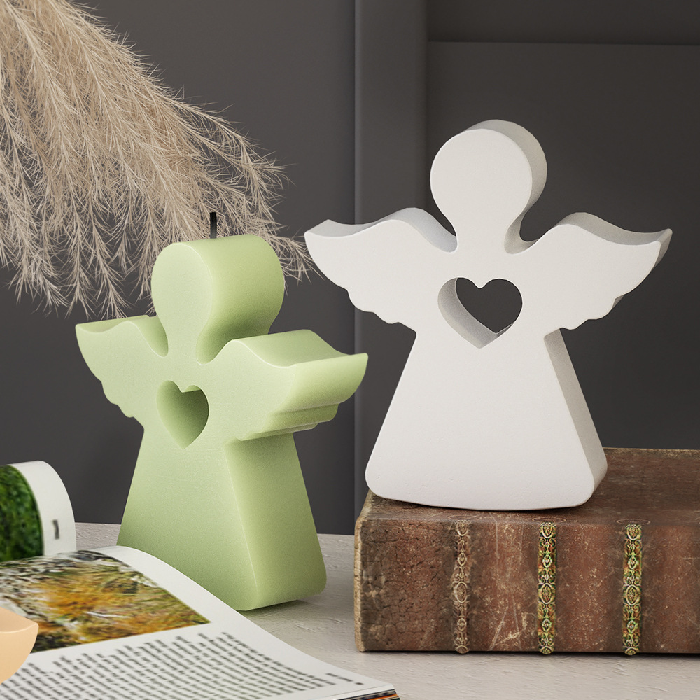 1pc amor anjo molde de gesso v - Model Kit Cement avaliação e preço