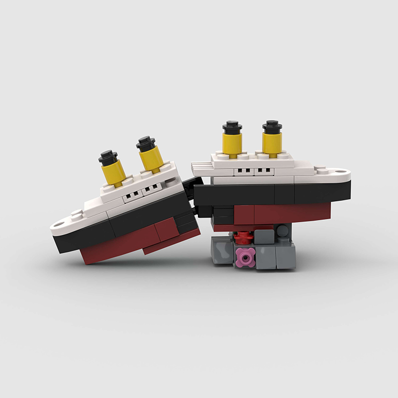 Mini RMS Titanic Sank Ship Mod - Model Kit Titanic avaliação e preço