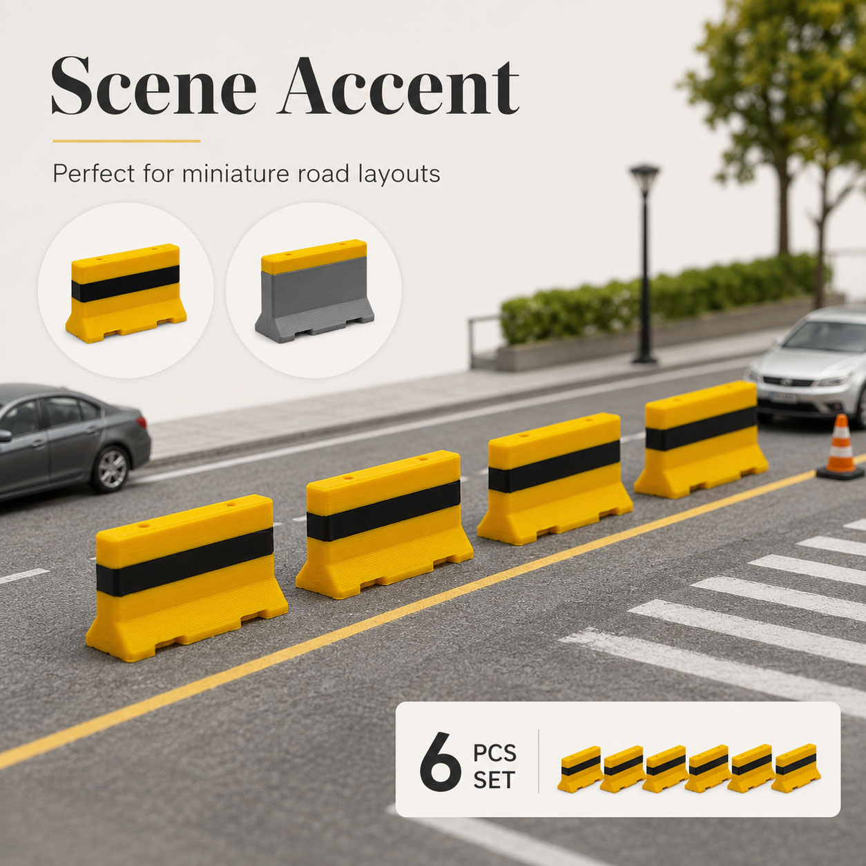Conjunto de 6 Peças de Mini Ba - Model Kit Cement avaliação e preço