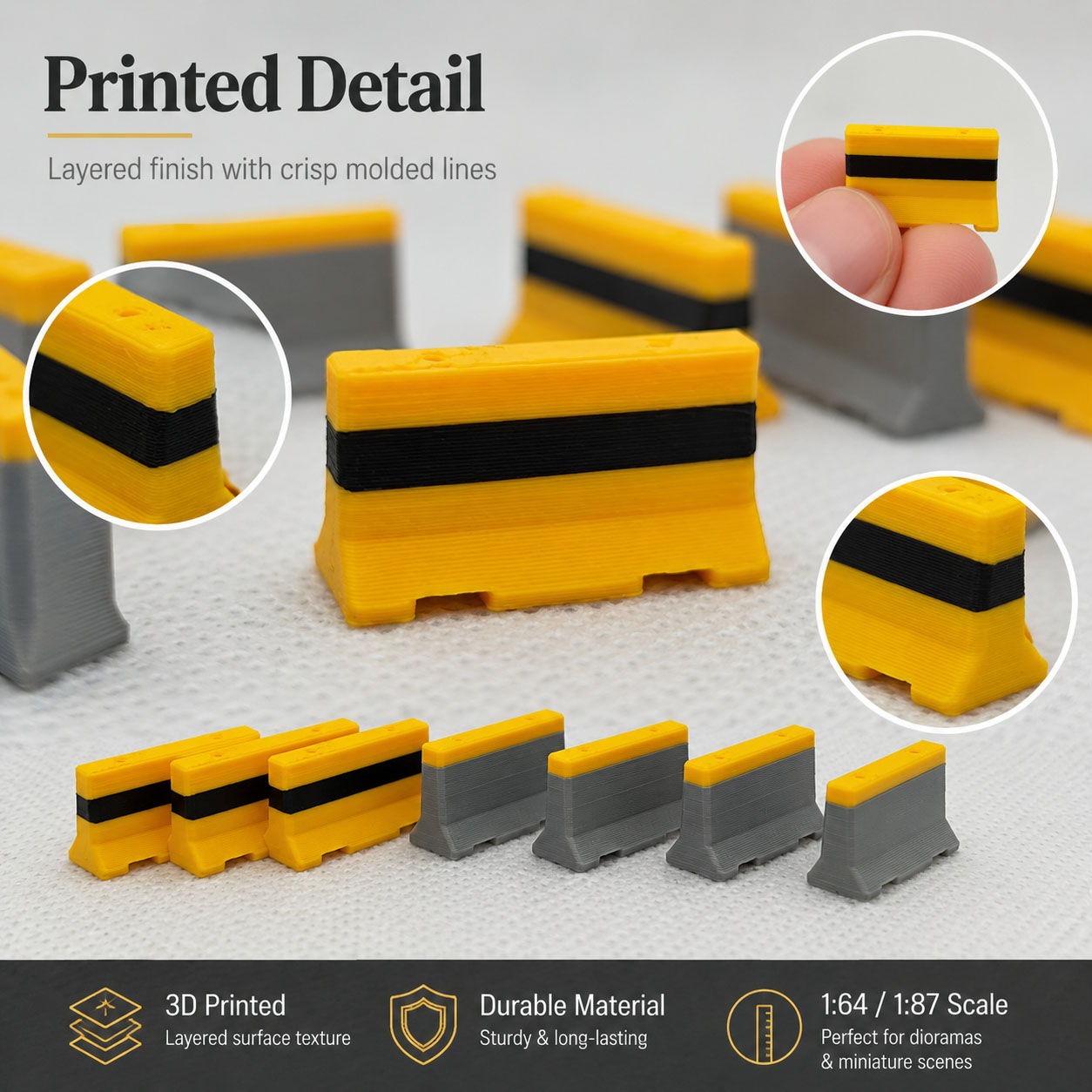 Conjunto de 6 Peças de Mini Ba - Model Kit Cement avaliação e preço