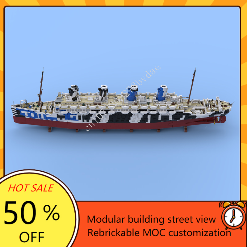 10615 pçs moc hmt olympus tita - Model Kit Titanic avaliação e preço