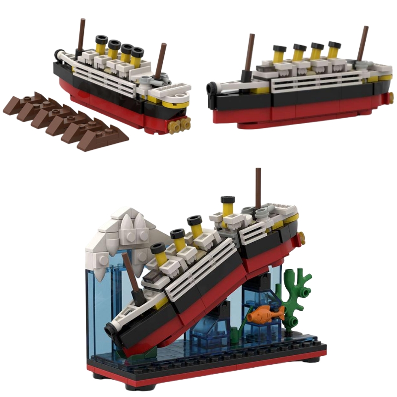 Titanic quebrar a metade com c - Model Kit Titanic avaliação e preço
