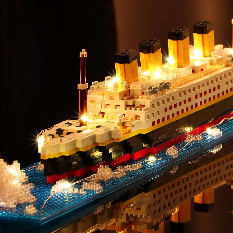 Diy titanic criativo luxo iceb - Model Kit Titanic avaliação e preço