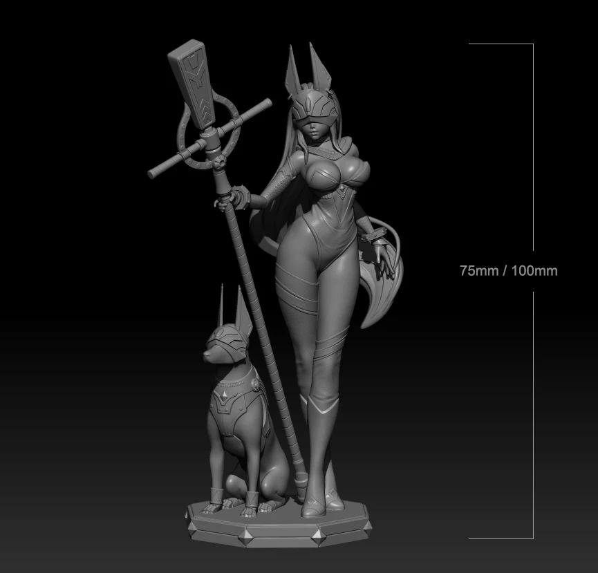 1/24 1/18 Kits de modelo de re - Model Kit Anubis avaliação e preço