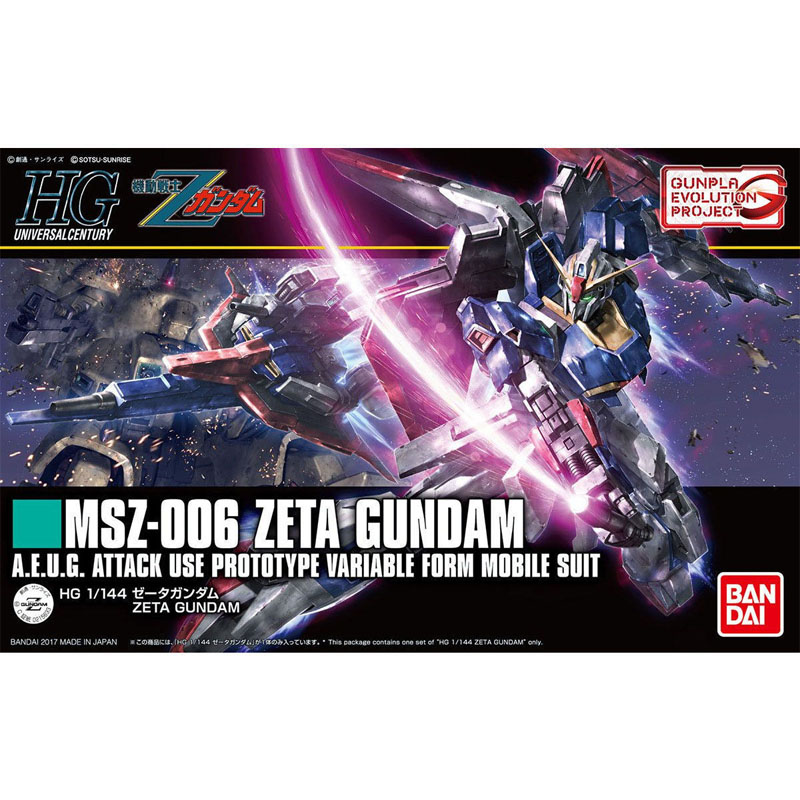 Bandai original genuíno figura - Model Kit Zeta Gundam avaliação e preço
