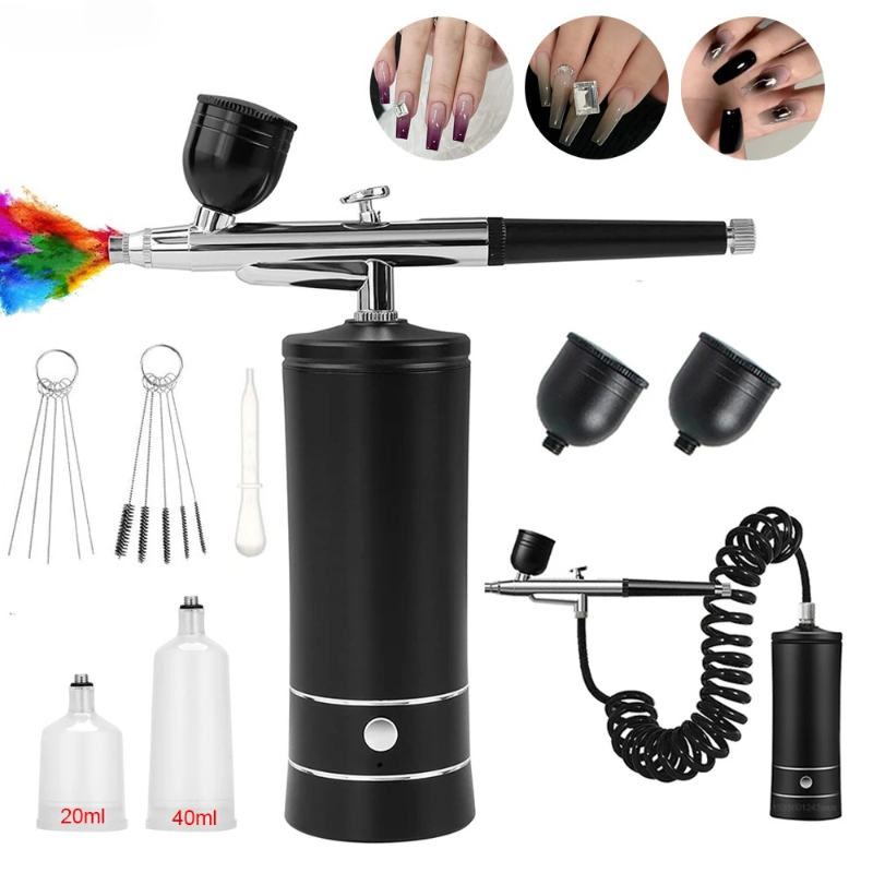 Kit de Pintura para Unhas com  - Airbrush Compressor Kit avaliação e preço