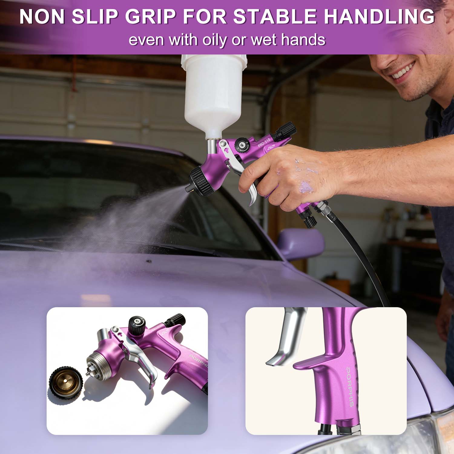 Pistola de pintura original PO - Airbrush Compressor Kit avaliação e preço